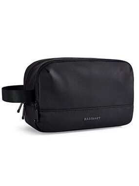 Mens Toiletry Bag Travel Shaving Dopp Kit Water Resistant Bathroom Organizer
